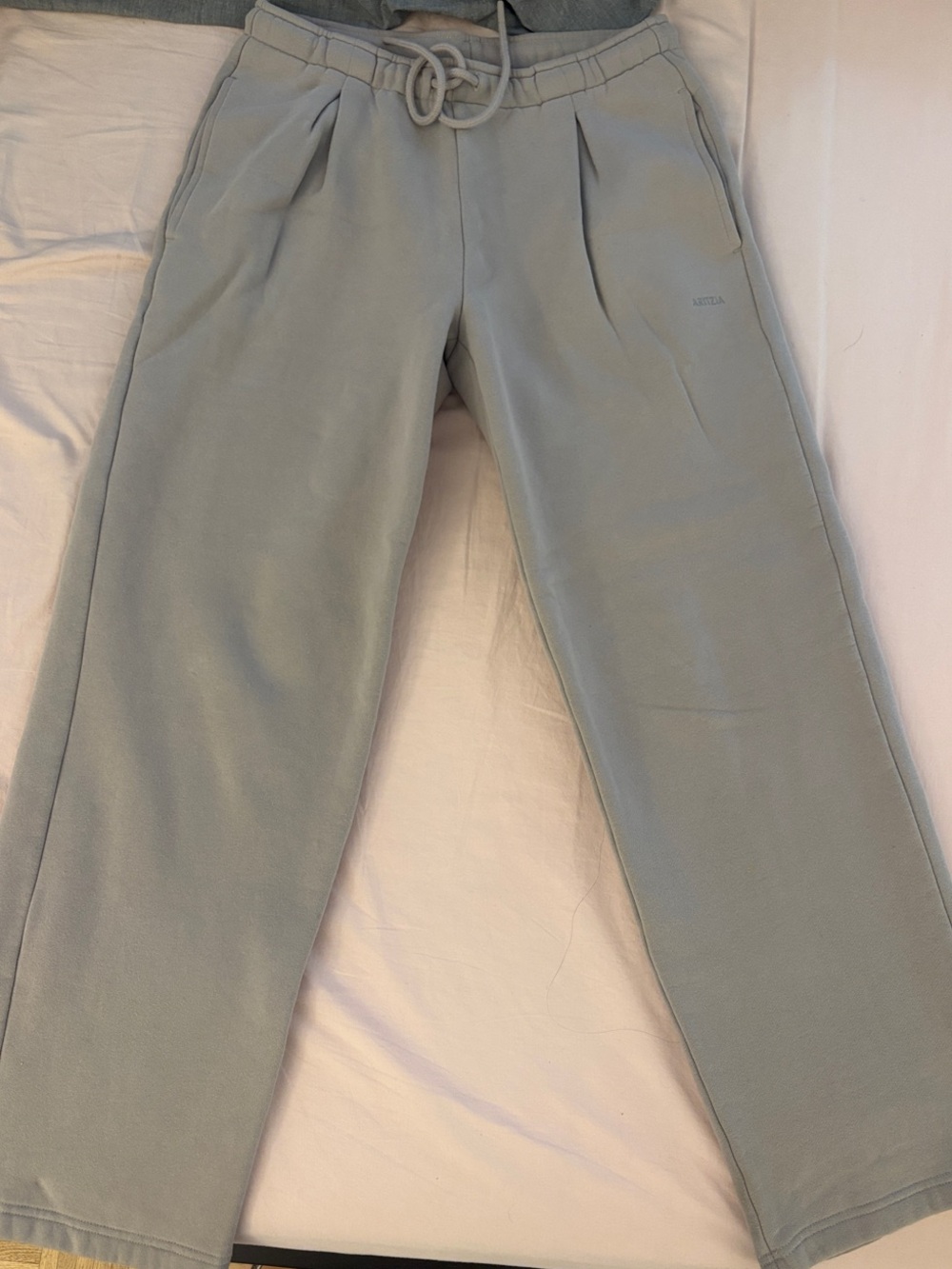 Aritzia Wide-Leg Sweatpants – Taupe/Beige